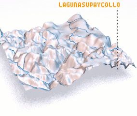 3d view of Laguna Supaycollo