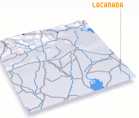 3d view of La Cañada