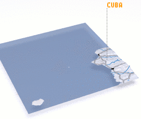 3d view of Cuba