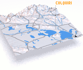 3d view of Colquiri