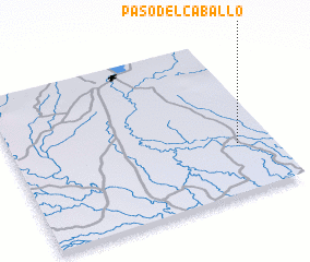 3d view of Paso del Caballo