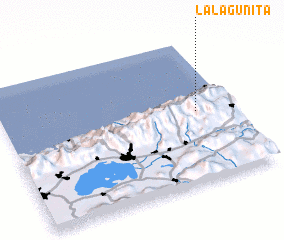 3d view of La Lagunita