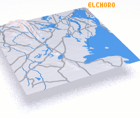 3d view of El Choro