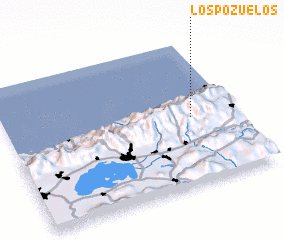 3d view of Los Pozuelos