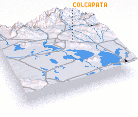 3d view of Colca Pata