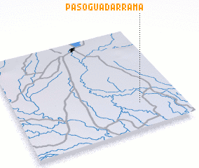 3d view of Paso Guadarrama