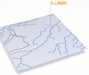 3d view of Illimani