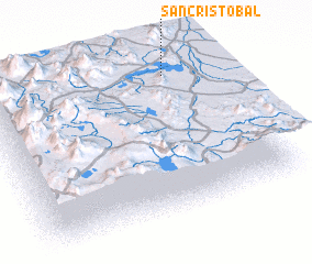 3d view of San Cristóbal