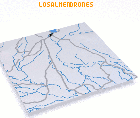 3d view of Los Almendrones