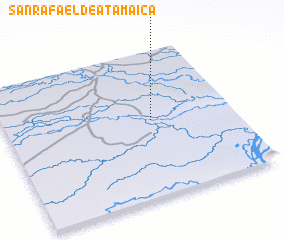 3d view of San Rafael de Atamaica