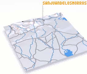 3d view of San Juan de los Morros