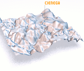 3d view of Ciénega