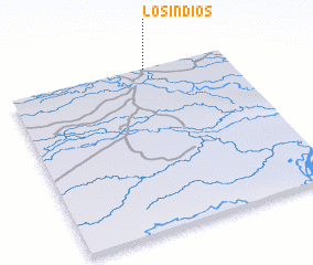 3d view of Los Indios