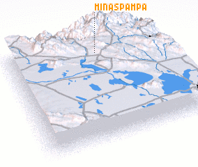 3d view of Minas Pampa