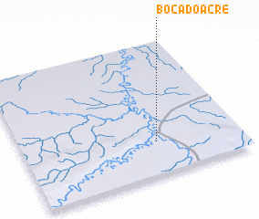 3d view of Bôca do Acre