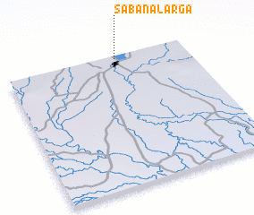 3d view of Sabana Larga