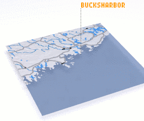 3d view of Bucks Harbor