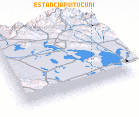 3d view of Estancia Puitucuni