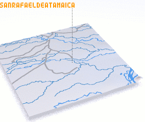 3d view of San Rafael de Atamaica