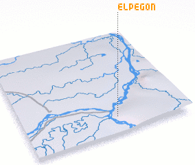 3d view of El Pegón