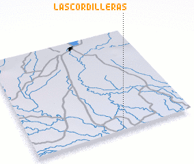 3d view of Las Cordilleras