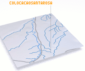 3d view of Colocação Santa Rosa