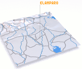 3d view of El Amparo