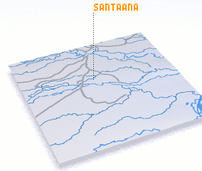 3d view of Santa Ana