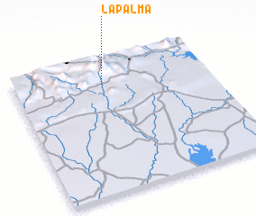 3d view of La Palma