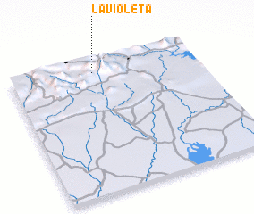 3d view of La Violeta