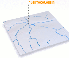3d view of Puerto Colombia