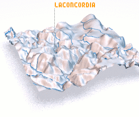 3d view of La Concordia