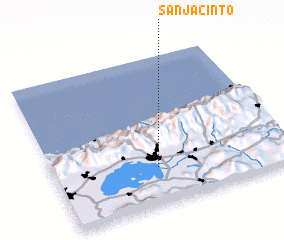 3d view of San Jacinto