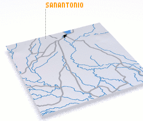 3d view of San Antonio