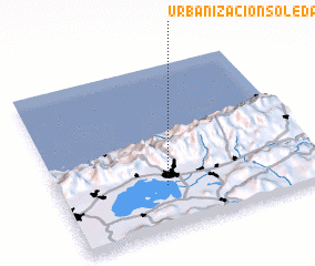 3d view of Urbanización Soledad