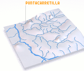 3d view of Punta Carretilla