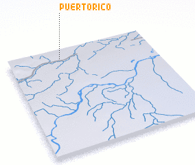 3d view of Puerto Rico