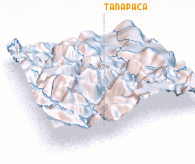 3d view of Tanapaca