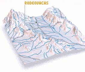 3d view of Rodeo Vacas