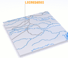 3d view of Los Médanos