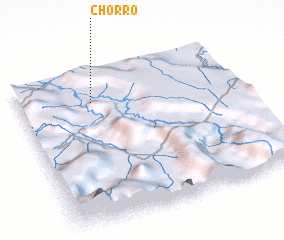 3d view of Chorro