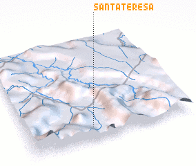 3d view of Santa Teresa