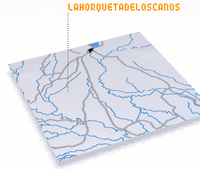 3d view of La Horqueta de Los Caños