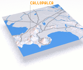 3d view of Callo Palca