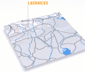 3d view of Las Raíces