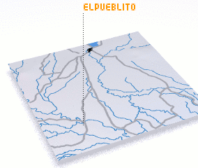 3d view of El Pueblito