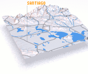 3d view of Santiago