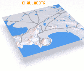 3d view of Challacota