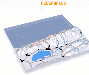 3d view of Pedernales