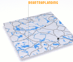 3d view of Bear Trap Landing